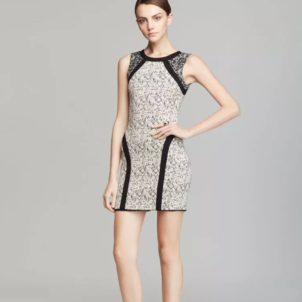 Parker Dresses | Parker Black Splatter Dress | Color: Black/White | Size: M